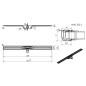 I-Drain Linear 72 - Receveur de douche en acier inoxydable PRO SS Linear, longueur 1100 mm, avec étanchéité IP5M11001X1 I-Drain Linear 72 - Receveur de douche en acier inoxydable PRO SS Linear, longueur 1100 mm, avec étanchéité IP5M11001X1