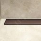 I-Drain Plano - Caillebotis en acier inoxydable pour bac à douche série PRO, surface PVD, longueur 600 mm, chocolat IPRO0600C I-Drain Plano - Caillebotis en acier inoxydable pour bac à douche série PRO, surface PVD, longueur 600 mm, chocolat IPRO0600C