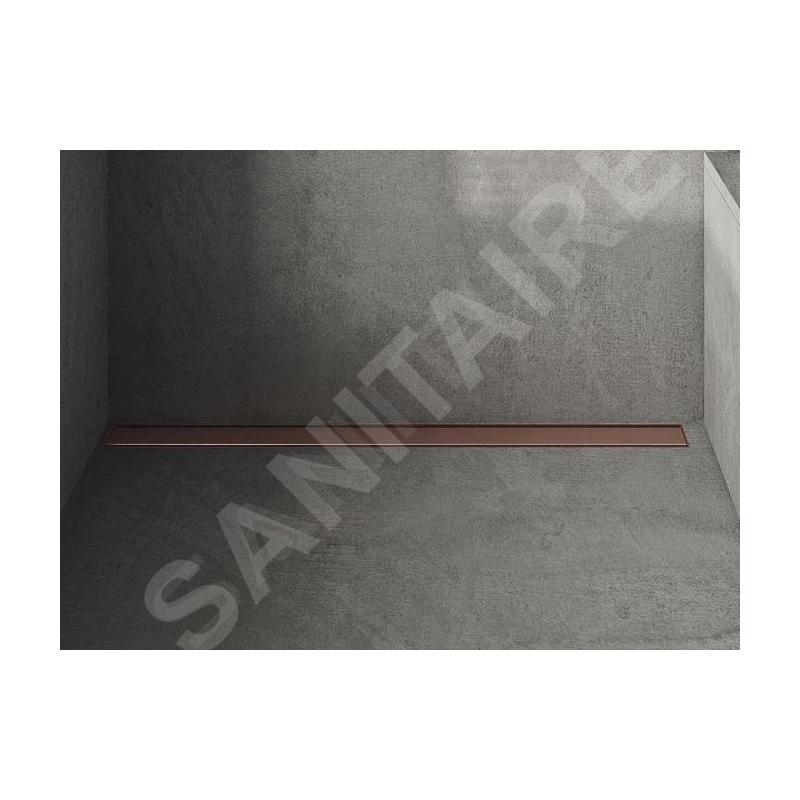 I-Drain Plano - Grille en acier inoxydable pour bac à douche série PRO, surface PVD, longueur 800 mm, cuivre IPRO0800K I-Drain Plano - Grille en acier inoxydable pour bac à douche série PRO, surface PVD, longueur 800 mm, cuivre IPRO0800K