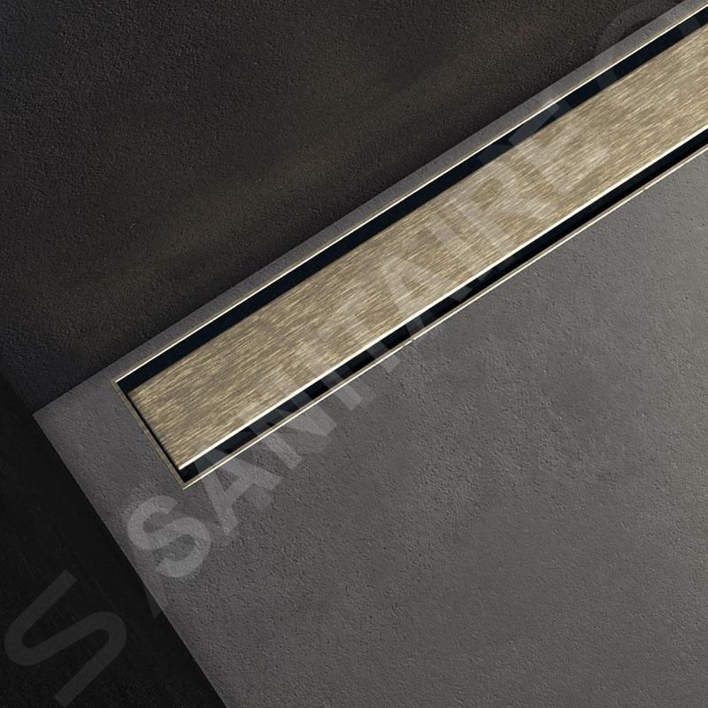 I-Drain Plano - Grille en acier inoxydable pour bac à douche Pro, surface PVD, longueur 800 mm, or clair IPRO0800WG I-Drain Plano - Grille en acier inoxydable pour bac à douche Pro, surface PVD, longueur 800 mm, or clair IPRO0800WG