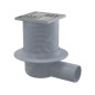 Alcadrain Douchegoten - Siphon de sol, latéral, 105x105 mm, diamètre 50 mm, acier inoxydable/plastique APV1 Alcadrain Douchegoten - Siphon de sol, latéral, 105x105 mm, diamètre 50 mm, acier inoxydable/plastique APV1