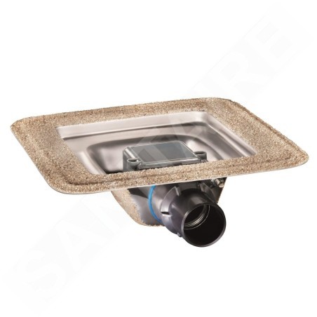 I-Drain Square - Siphon de sol en acier inoxydable Chape 54, 150x150 mm ID4CSQ0150