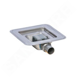 I-Drain Square - Siphon de sol en acier inoxydable Basic, 150x150 mm ID4ZSQ0150