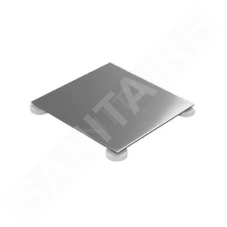 I-Drain Square - Caillebotis Basic 150x150 mm, pour entrée de sol, pour l'insertion de carreaux IDROSQ0150Y