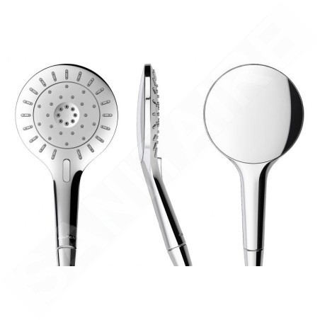 Laufen Accessoires de douche - Pomme de douche MyTwin120, 3 jets, chrome HF939029100000