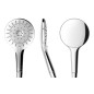 Laufen Accessoires de douche - Pomme de douche MyTwin120, 3 jets, chrome HF939029100000