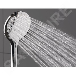 Laufen Accessoires de douche - Pomme de douche MyTwin120, 3 jets, chrome HF939029100000