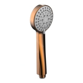 Laufen Accessoires de douche - Pommeau de douche Stella, 3 jets, rose doré H3619850823311