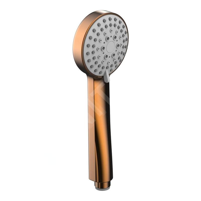 Laufen Accessoires de douche - Pommeau de douche Stella, 3 jets, rose doré H3619850823311