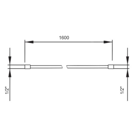 Laufen Accessoires de douche - Flexible de douche, 160 cm, noir mat H3629800811311