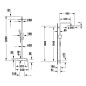 Duravit C.1 - Set de douche avec mitigeur, noir mat C14280007046