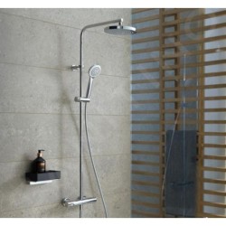 Duravit B.1 - Set de douche avec thermostat, chrome B14280008010