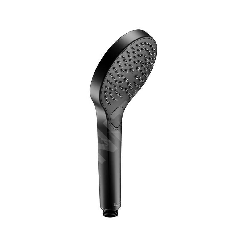 Keuco IXMO - Pommeau de douche 120, 3 jets, noir mat 59580370300