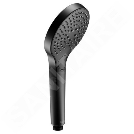 Keuco IXMO - Pommeau de douche 120, 3 jets, noir mat 59580370300