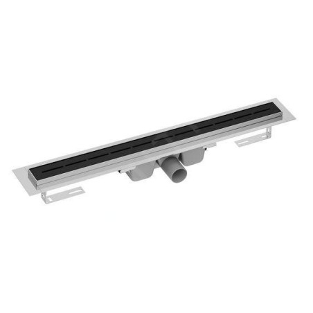 Ravak Runway - Caniveau de douche 850 mm, installation au sol, noir mat X01751