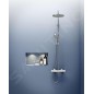 Hansa Micra - Colonne de douche avec thermostat, 3 jets, chrome 44350130