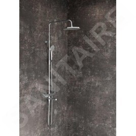 Ravak Douches - Set de douche DS 092.00 avec robinet de baignoire, 250 mm, 3 jets, chrome X07P642