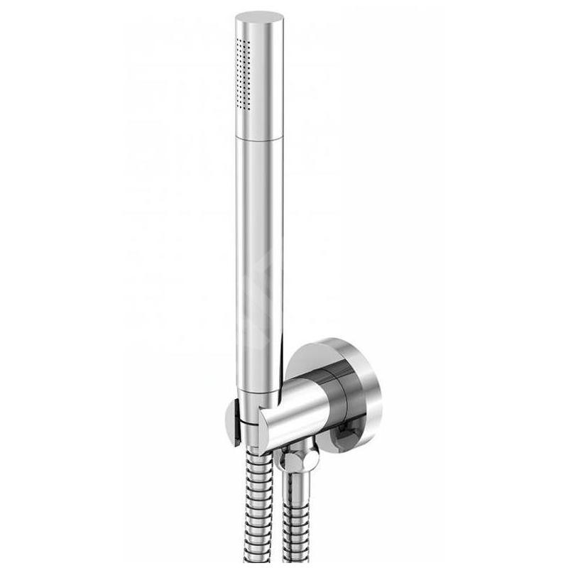 Steinberg 100 - Ensemble de pommeau de douche, support et flexible, chrome 100 1670