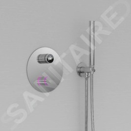 Steinberg 100 - Ensemble de pommeau de douche, support et flexible, chrome 100 1670
