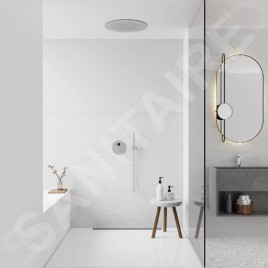 Steinberg 100 - Ensemble de pommeau de douche, support et flexible, chrome 100 1670