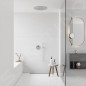 Steinberg 100 - Ensemble de pommeau de douche, support et flexible, chrome 100 1670