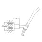 Steinberg 120 - Ensemble de pommeau de douche, support et flexible, chrome 120 1650