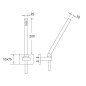 Steinberg 135 - Ensemble de pommeau de douche, support et flexible, chrome 135 1650