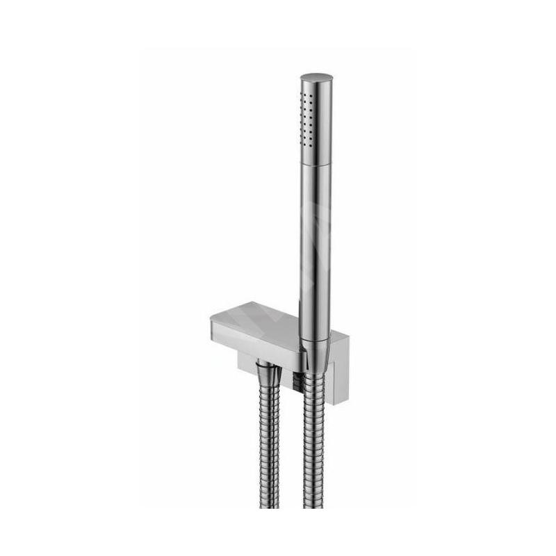 Steinberg 230 - Ensemble de pommeau de douche, support et flexible, chrome 230 1670