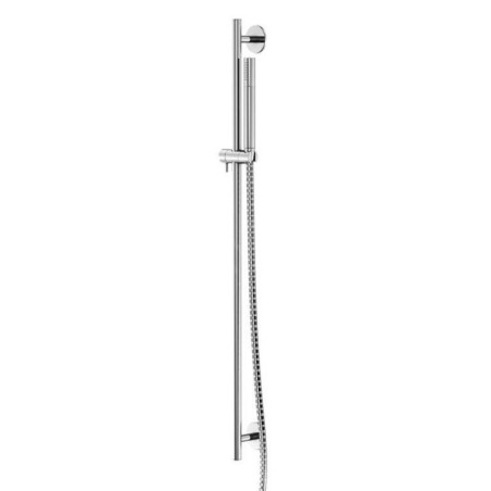 Steinberg 100 - Ensemble de pommeau de douche, barre et flexible, chrome 100 1601