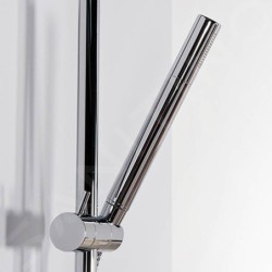 Steinberg 100 - Ensemble de pommeau de douche, barre et flexible, chrome 100 1601