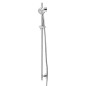 Steinberg 100 - Ensemble de pommeau de douche, barre et flexible, 3 jets, chrome 100 1602