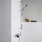 Steinberg 100 - Ensemble de pommeau de douche, barre et flexible, 3 jets, chrome 100 1602
