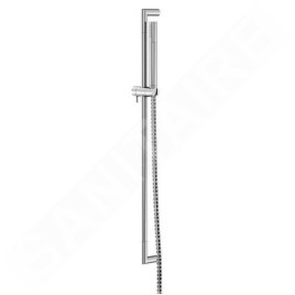 Steinberg 100 - Ensemble de pommeau de douche, barre et flexible, chrome 100 1605