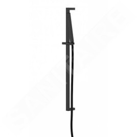 Steinberg 135 - Ensemble de pommeau de douche, barre et flexible, noir mat 135 1600 S