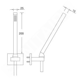 Steinberg 135 - Pommeau de douche, chrome 135 1655