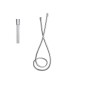 Roca Neo-Flex - Flexible de douche, 2000 mm, satin A5B2016C00