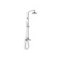 Roca Loft - Ensemble de douche avec mitigeur, diamètre 200 mm, 1 jet, chrome A5A9743C00