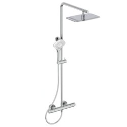Ideal Standard CeraTherm - Ensemble de douche avec thermostat, 300x200 mm, 3 jets, chrome A7705AA