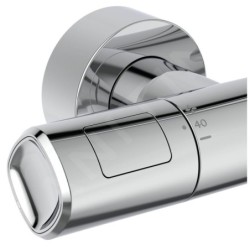 Ideal Standard CeraTherm - Ensemble de douche avec thermostat, 300x200 mm, 3 jets, chrome A7705AA