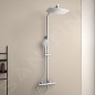 Ideal Standard CeraTherm - Ensemble de douche avec thermostat, 300x200 mm, 3 jets, chrome A7705AA