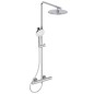 Ideal Standard CeraTherm - Ensemble de douche avec thermostat, diamètre 250 mm, 3 jets, chrome A7704AA Ideal Standard CeraTherm - Ensemble de douche avec thermostat, diamètre 250 mm, 3 jets, chrome A7704AA