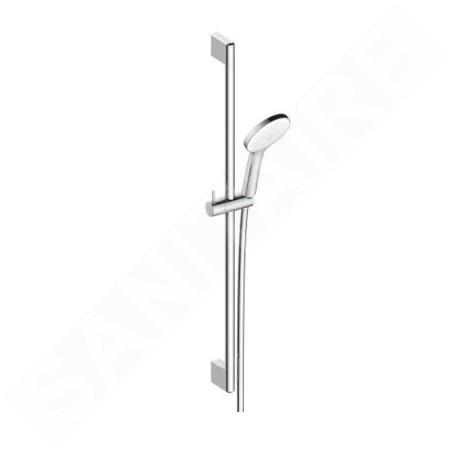 Duravit Douches - Set de pommeau de douche, barre et flexible, chrome UV0680001010