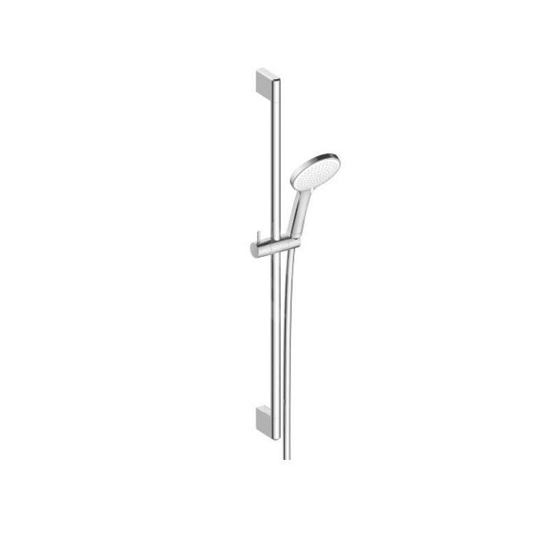 Duravit Douches - Set de douchette, barre de douche et flexible, 3 jets, chrome UV0680002010