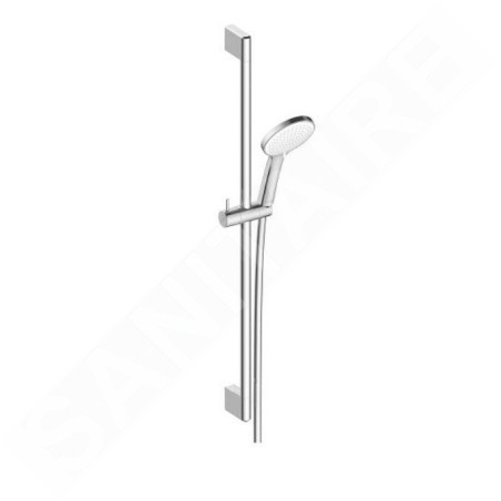 Duravit Douches - Set de douchette, barre de douche et flexible, 3 jets, chrome UV0680002010