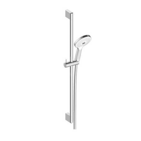 Duravit Douches - Set de douchette, barre de douche et flexible, 3 jets, chrome UV0680003010