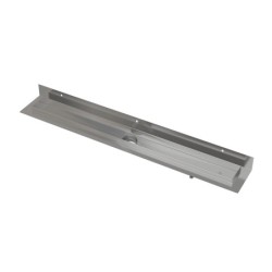 Alcadrain Douchegoten - Receveur de douche modulaire mural 950 mm, acier inoxydable APZ23-950
