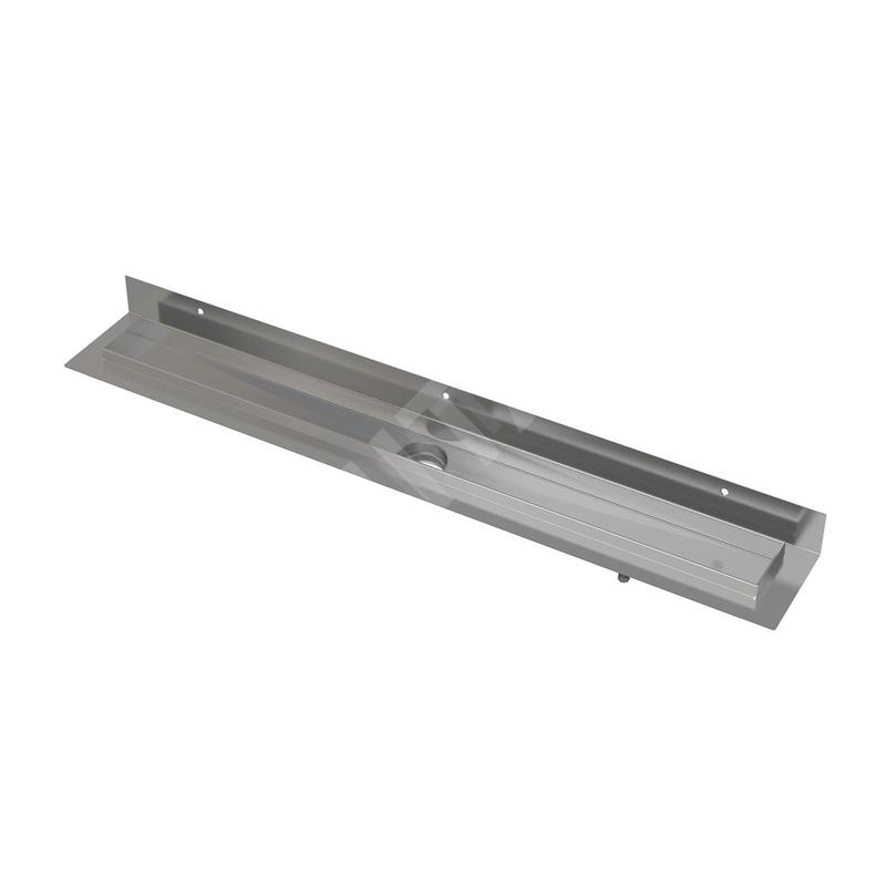 Alcadrain Douchegoten - Receveur de douche modulaire mural 950 mm, acier inoxydable APZ23-950 Alcadrain Douchegoten - Receveur de douche modulaire mural 950 mm, acier inoxydable APZ23-950