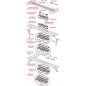 Alcadrain Douchegoten - Caniveau de douche 650 mm, avec rebord pour grille perforée, acier inoxydable APZ1101-650