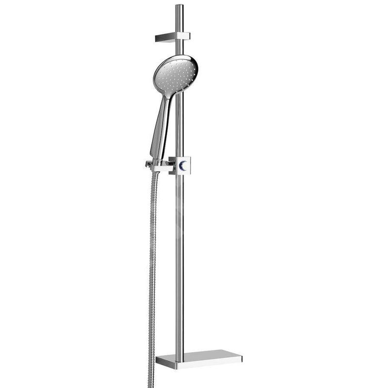 Sapho Douches - Ensemble de douche Brit avec support coulissant, chrome 1202-25