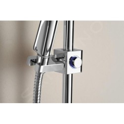 Sapho Douches - Ensemble de douche Brit avec support coulissant, chrome 1202-25